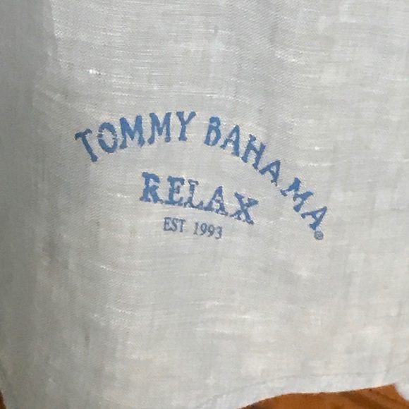 Tommy Bahama 100% Linen Relaxed Fit Shirt - Picture 5 of 8